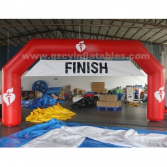 Inflatable start and finish line arch, inflatable sports arch