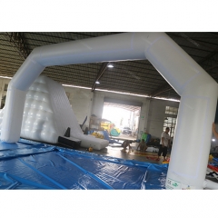 Commercial white inflatable arch