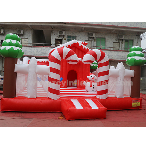 Candy Bounce Playground Inflatable Christmas Castle