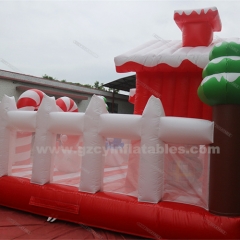 Candy Bounce Playground Inflatable Christmas Castle