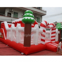 Candy Bounce Playground Inflatable Christmas Castle