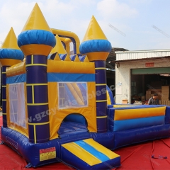 commercial inflatable bouncy castle slide combo for kids