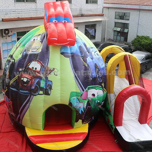 outdoor playground car bounce house, party inflatable car dome castle