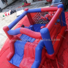 Spiderman Inflatable Castle Slide For Kids