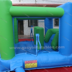 kids mini inflatable bouncer castle slide combo