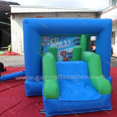 kids mini inflatable bouncer castle slide combo