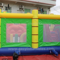 Tiger Theme Inflatable Castle Inflatable Bounce Slide