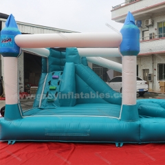 Frozen inflatable bounce house, inflatable castle water slide with swimming pool