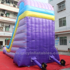 Commercial Big Inflatable Water Slide with pool for Kids