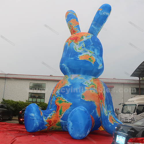 Pool Inflation Animation Rabbit Commercial inflatable advertising inflatable cartoon rabbit