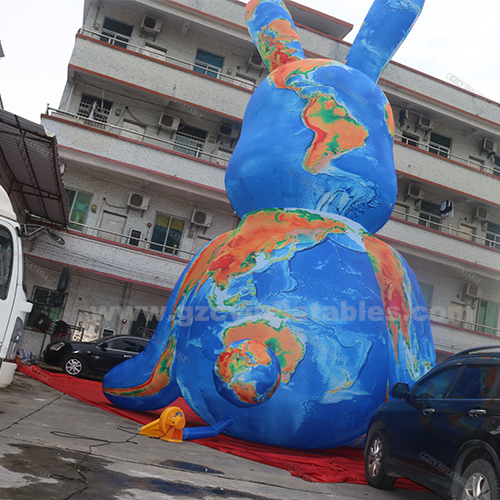 Pool Inflation Animation Rabbit Commercial inflatable advertising inflatable cartoon rabbit