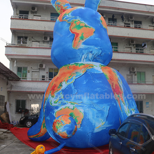 Pool Inflation Animation Rabbit Commercial inflatable advertising inflatable cartoon rabbit
