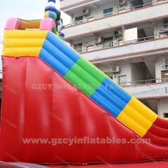 Giant Mickey Theme Park Castle Inflatable Slide