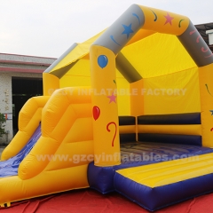 Inflatable bouncing trampoline castle for kids party