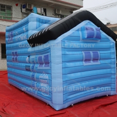 Commercial castle inflatable party tent