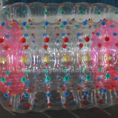 pink Inflatable Water game roller ball