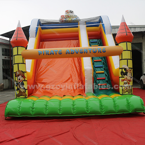 Kids Cartoon Inflatable Playground Bounce House Slide