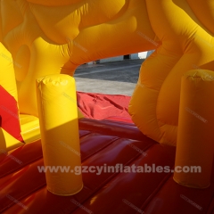 Mickey themed inflatable castle bounce house