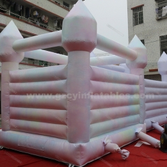 Rainbow Color Inflatable Wedding Bounce House