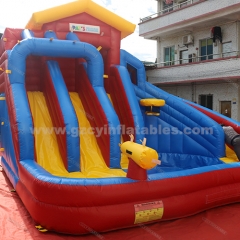 PVC Inflatable Water Slide With Pool for kids