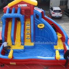 PVC Inflatable Water Slide With Pool for kids