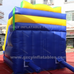 Kids Party inflatable bouncer castle double lane water slide with pool
