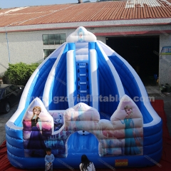 Inflatable Frozen bouncy combo with slide