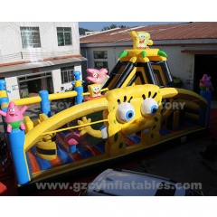 SpongeBob Theme Amusement Park Inflatable Jumping Castle