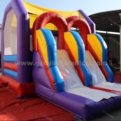 kids bouncy castle with slide