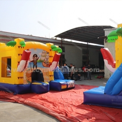 Pirate Ship Inflatable Bounce Castle with Slide