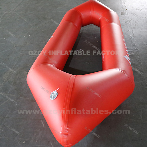Red Inflatable PVC tarpaulin raft drift boat