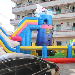 Giant inflatable playground inflatable bounce house inflatable bouncer slide for kids