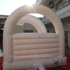 Inflatable rainbow bounce house mini jumping castle for kids