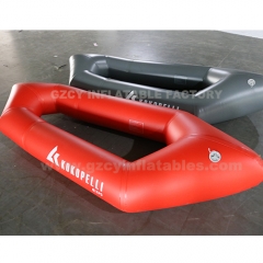 Red Inflatable PVC tarpaulin raft drift boat