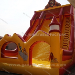 Lion Theme Giant PVC Inflatable Park Slide