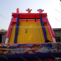 commercial slide water playground giant inflatable slide with pool