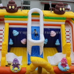 commercial kids playground bouncy castle slides inflatable amusement park