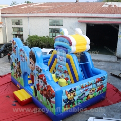 PAW Patrol Theme Amusement Park Inflatable Jumping Castle