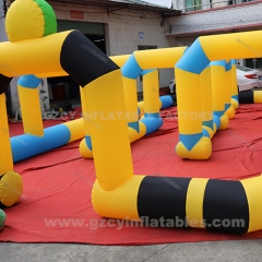 Inflatable go kart race track ,Outdoor inflatable track race