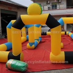 Inflatable go kart race track ,Outdoor inflatable track race