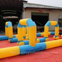 Inflatable go kart race track ,Outdoor inflatable track race