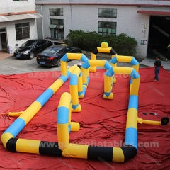 Inflatable go kart race track ,Outdoor inflatable track race