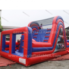 PVC Spider man Inflatable Jumping Castle Combo
