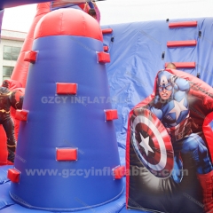 PVC Spider man Inflatable Jumping Castle Combo