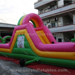 Giant Bouncy Castle Fun Obstacle Tunnel