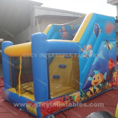 Mickey themed jumping trampoline inflatable castle