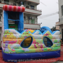 Fun bouncy castle inflatable unicorn playland bounce house