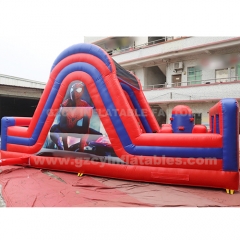 PVC Spider man Inflatable Jumping Castle Combo