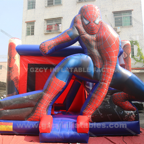 Spiderman bouncy castle