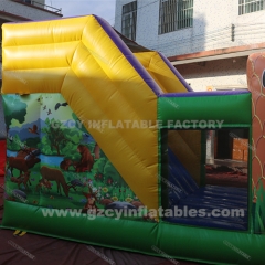 Jungle Safari Park Inflatable Jumping Bouncer Castle